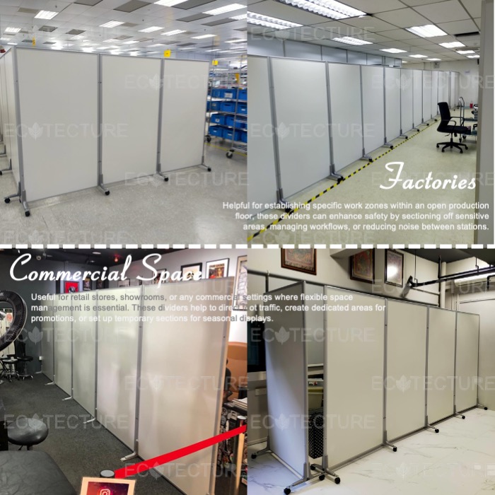 Heavy Duty Movable Divider Partition - Ecotecture Pte Ltd