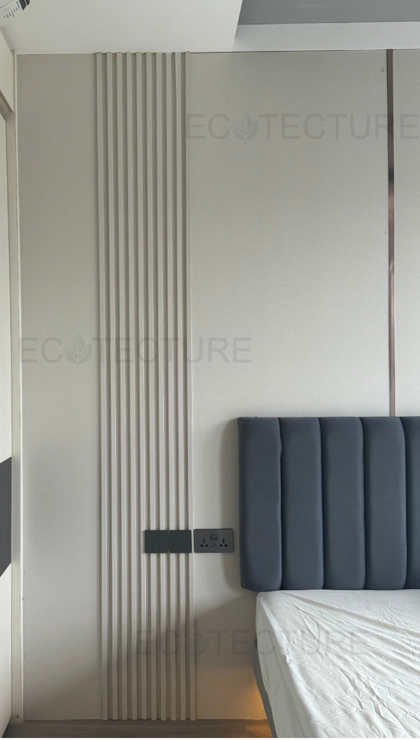 Fluted Wall Panel/ Wall Décor Installation - Ecotecture Pte Ltd