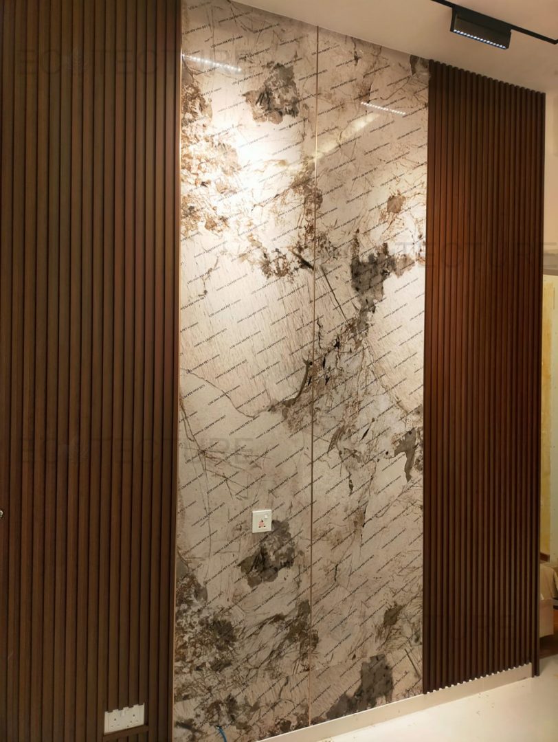 Fluted Wall Panel/ Wall Décor Installation - Ecotecture Pte Ltd